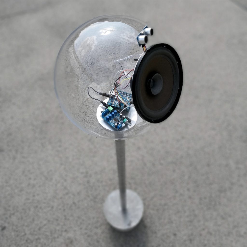 the opensourcepraying speaker made out of glass by anina rubin